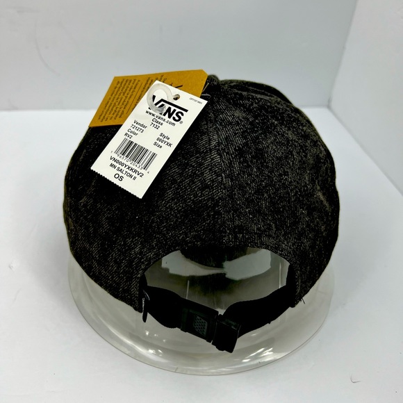 VANS CAP HAT WITH EMBODIED SKATEBOARD LOGO ON THE FRONT, DARK GRAY COLOR,UNISEX - Picture 3 of 10